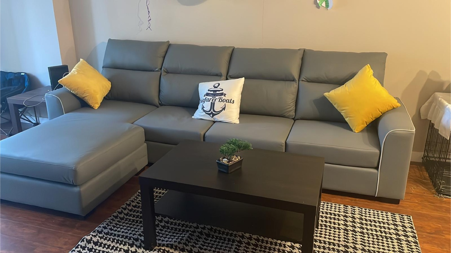 Grey Sectional Sofa - photo 3