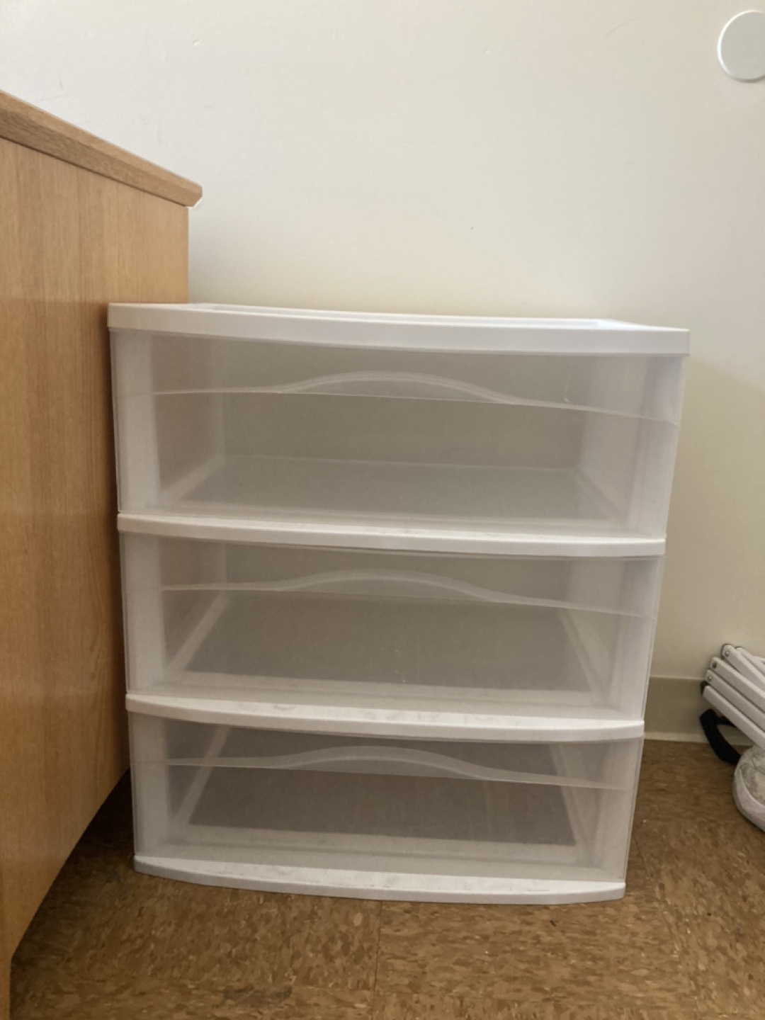 3-Drawer Plastic Storage Organizer