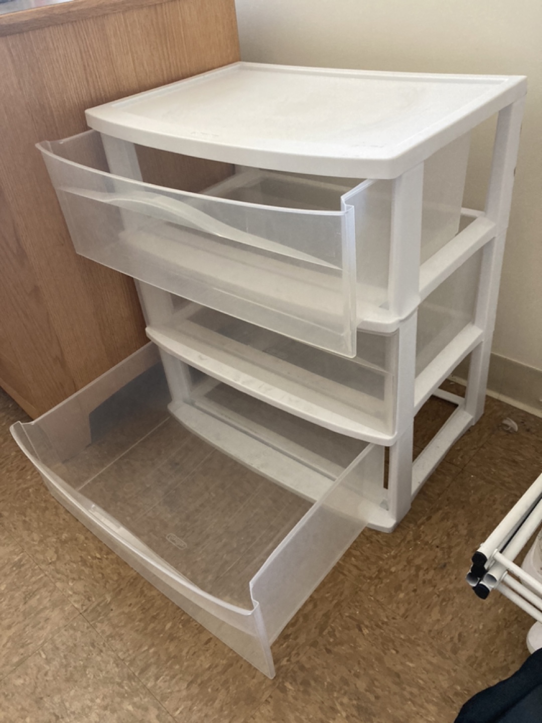 3-Drawer Plastic Storage Organizer - photo 2