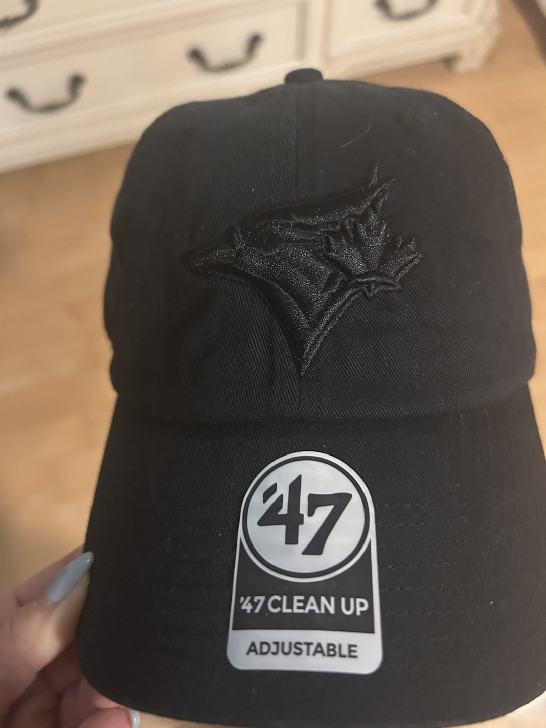 Toronto Blue Jays 47 Brand Clean Up Adjustable Hat - Black