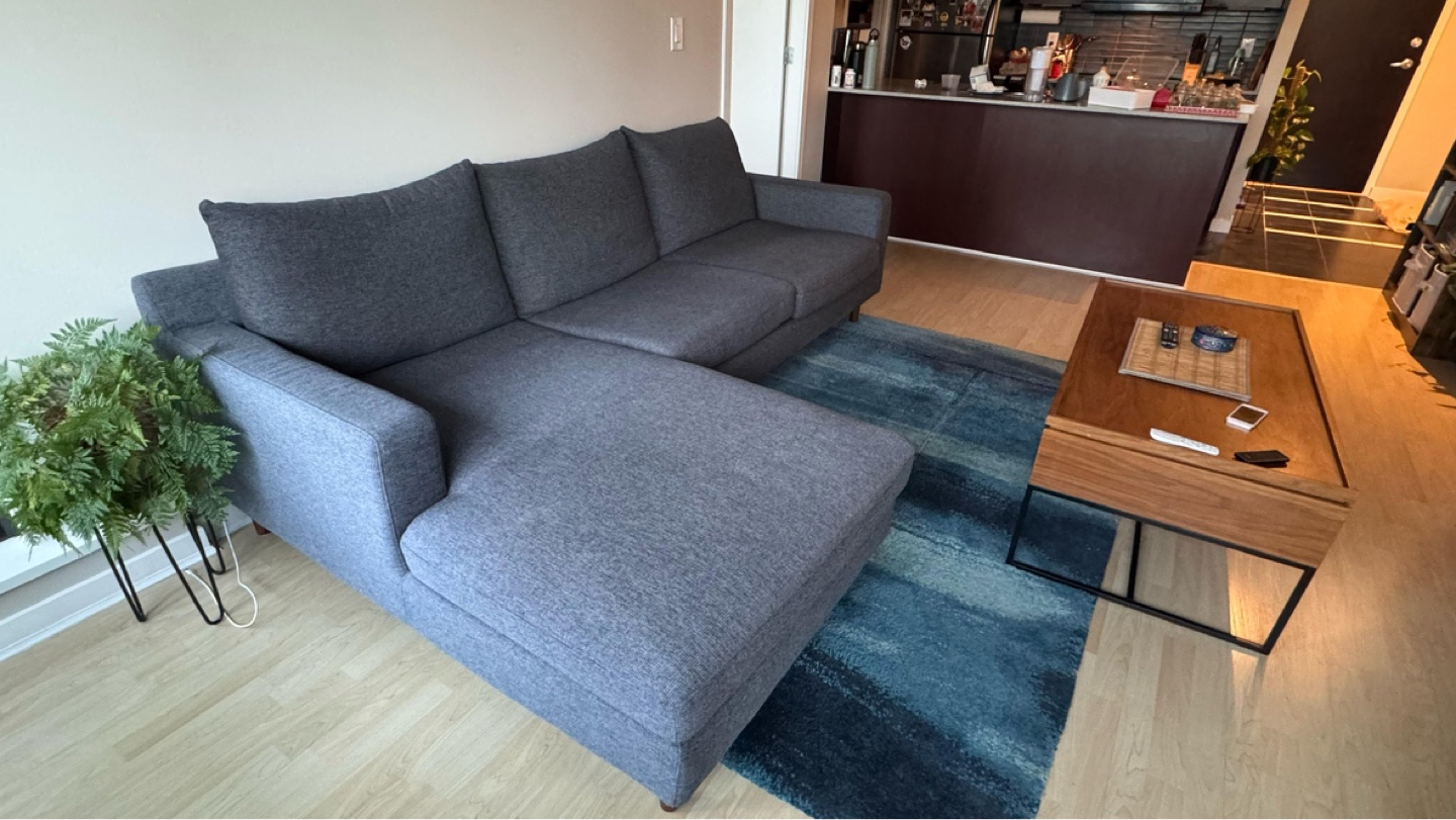 Grey Sectional Sofa - photo 3