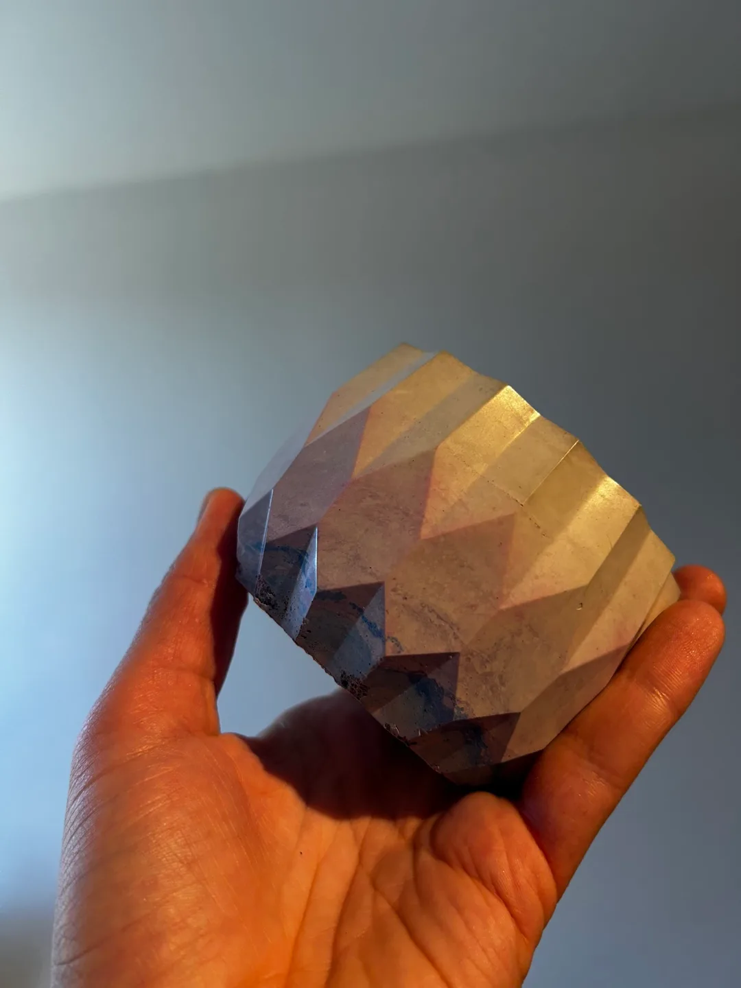 Small Geometric Concrete Planter thumbnail