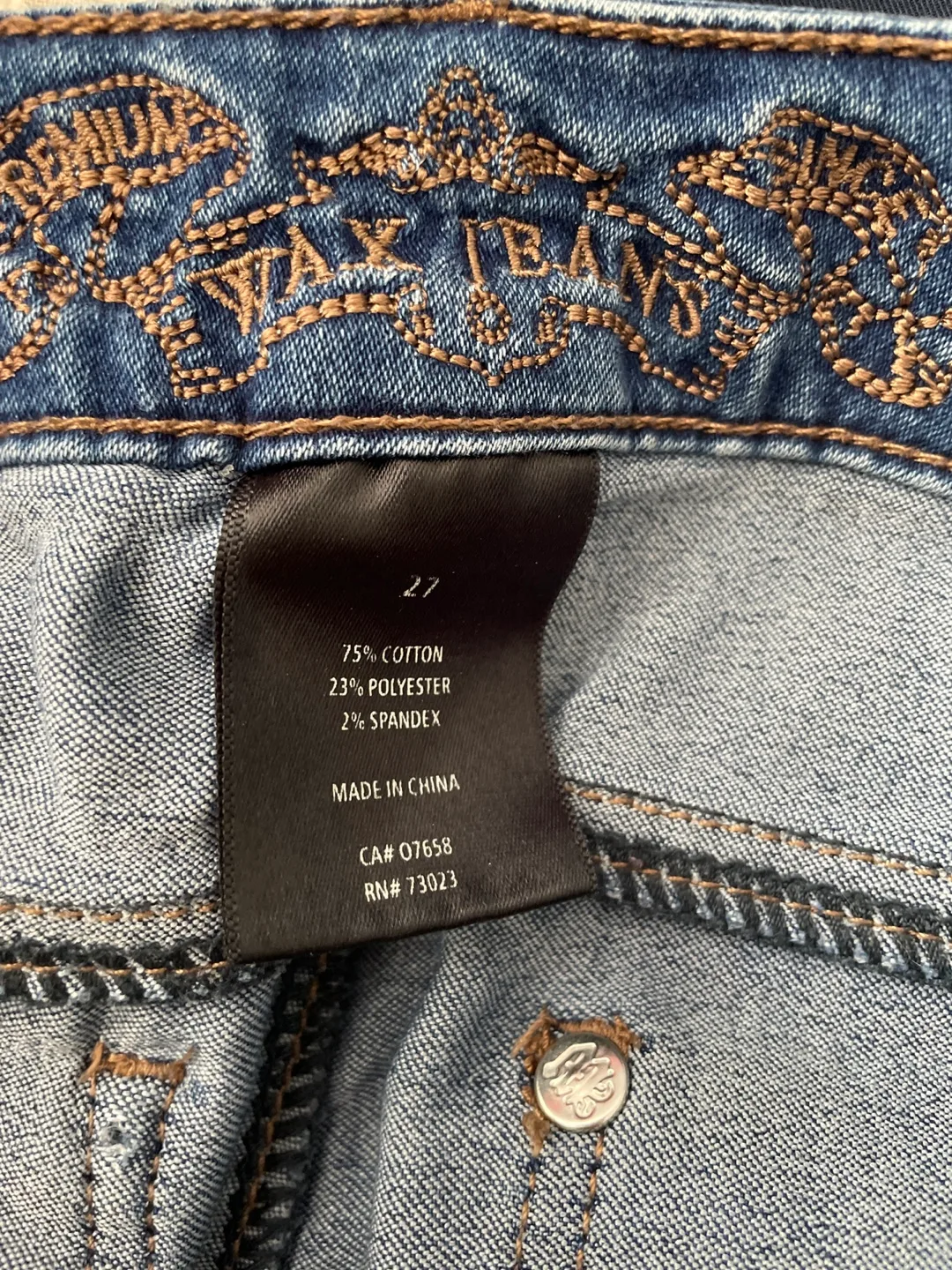 Blue Skinny Jeans- Size 27 image indicator(3)