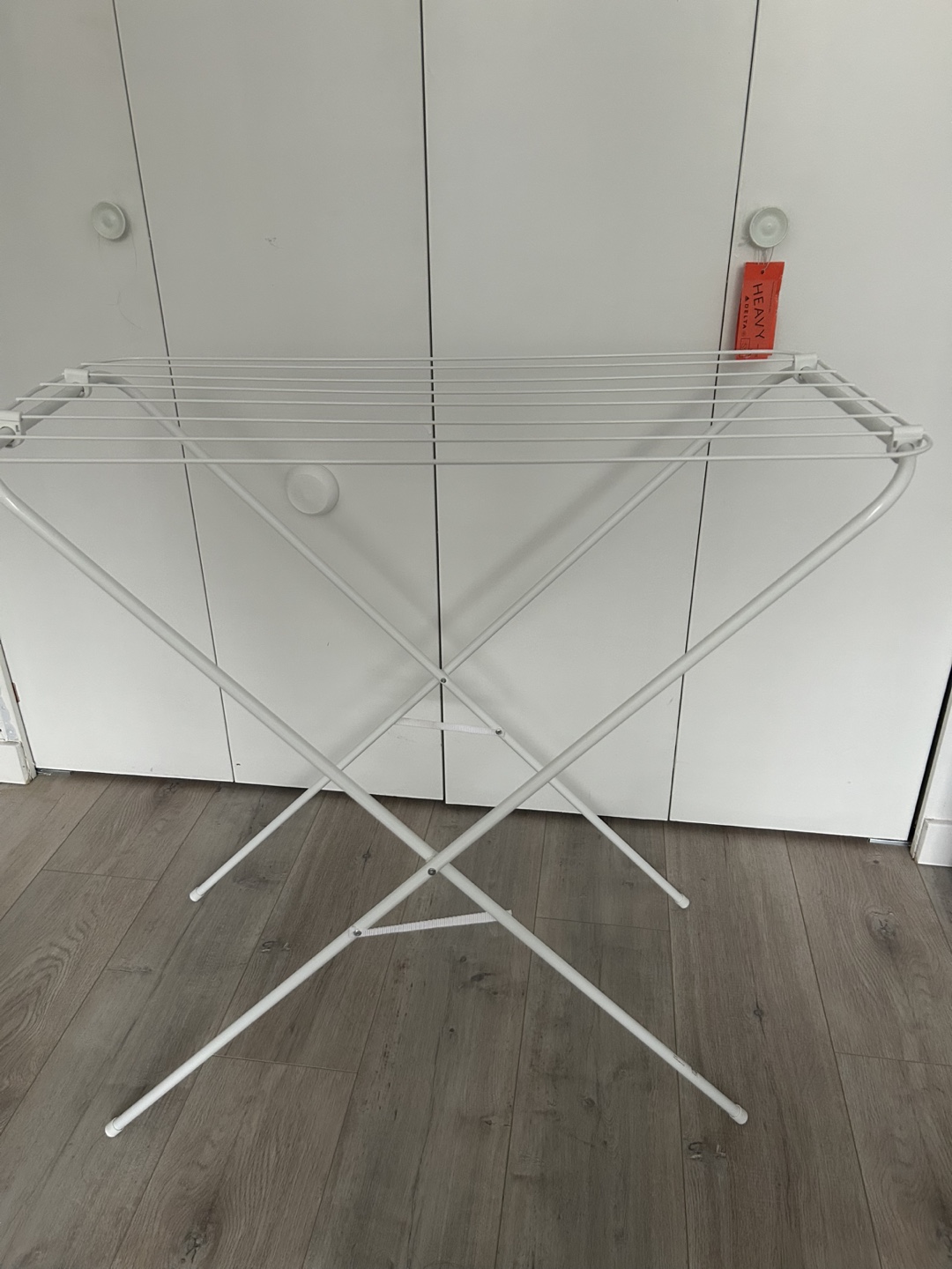 White Foldable Clothes Drying Rack