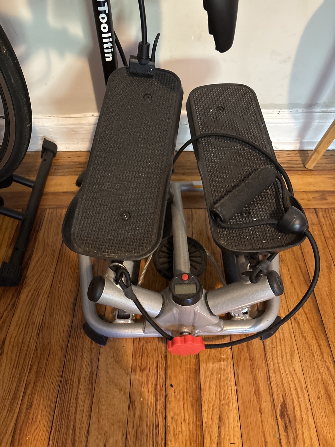 Stepper for exercising at home