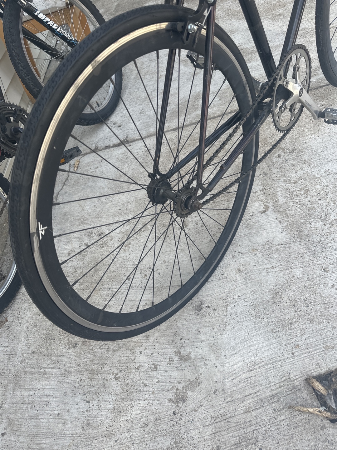Used Black Fixie Bicycle - photo 3