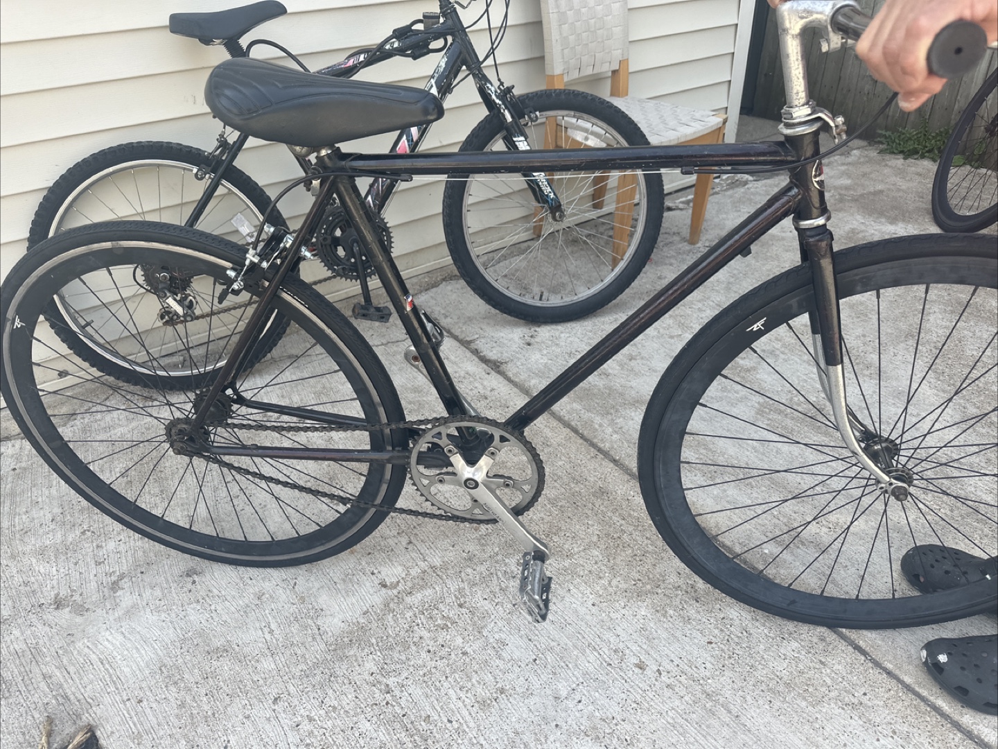 Used Black Fixie Bicycle - photo 2