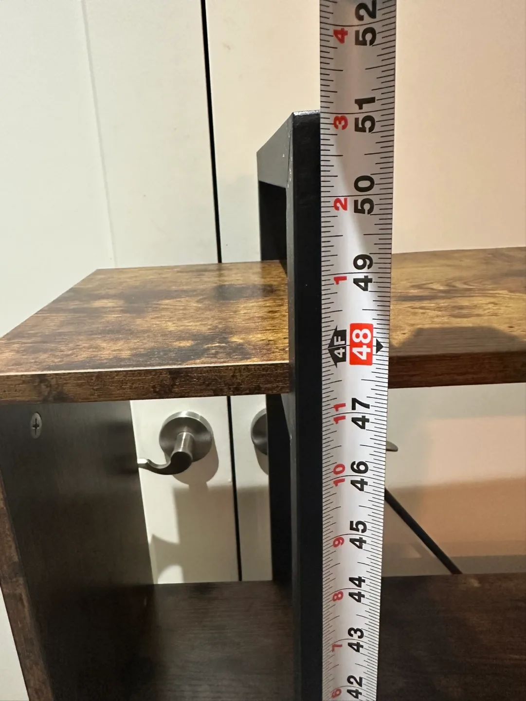 Rustic Brown Industrial Bookshelf image indicator(3)