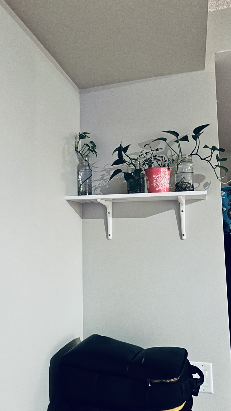 Ikea, set of 3, white floating shelf