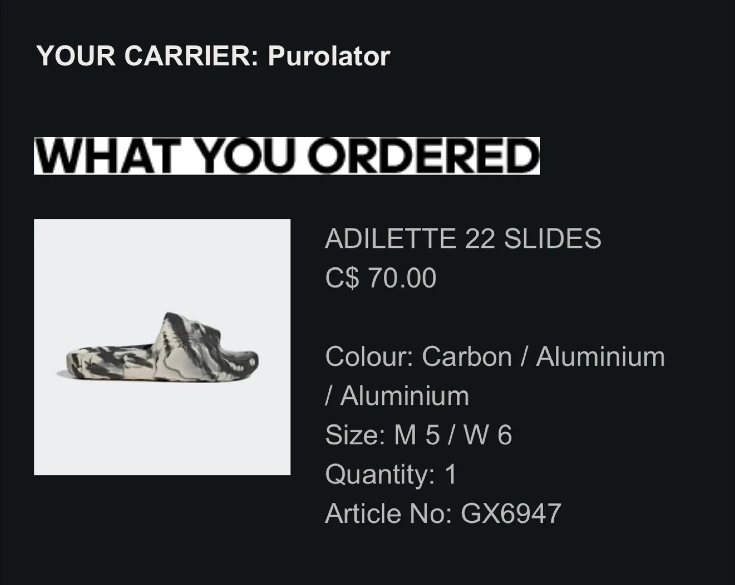 Adidas Adilette 22 Slide- Size M5/W6( Price is Firm) image indicator(10)