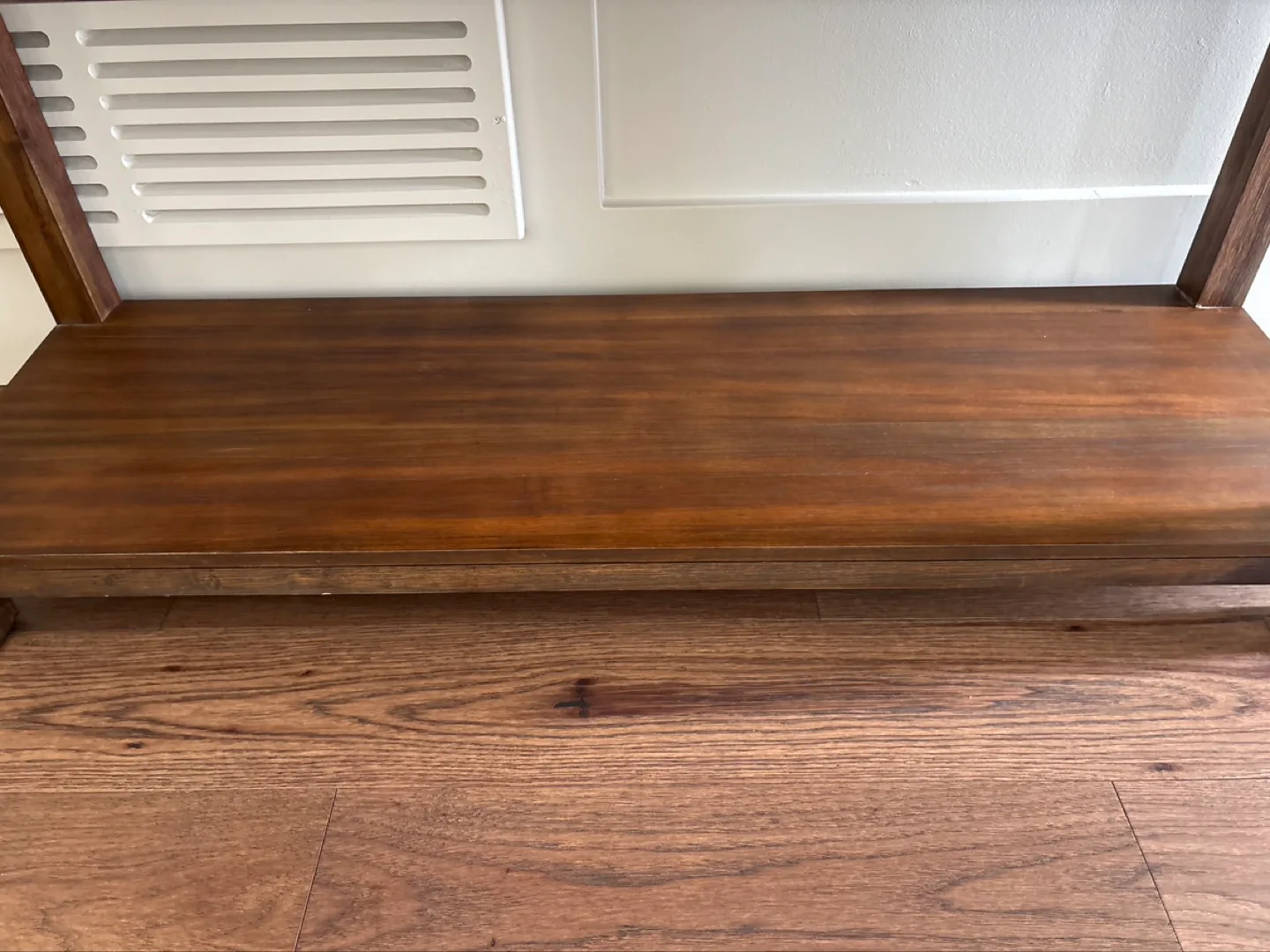 Dark Brown Wooden Console Table with Drawer and Shelf image indicator(4)