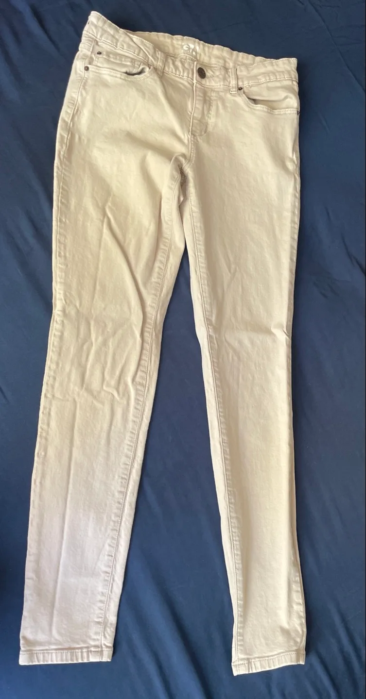 Women's Size 7 Beige High Waist Jegging thumbnail