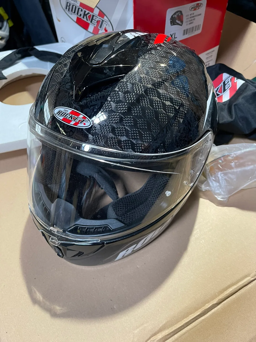 Joe Rocket RKT 30 Speedmaster Carbon Motorcycle Helmet - XL image indicator(3)