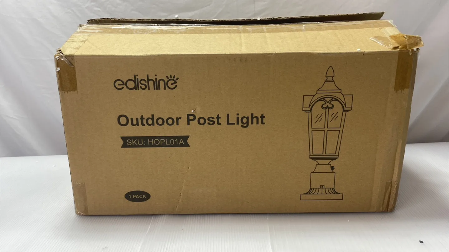 New edishine Outdoor Solar Post Light - HOPL01A thumbnail