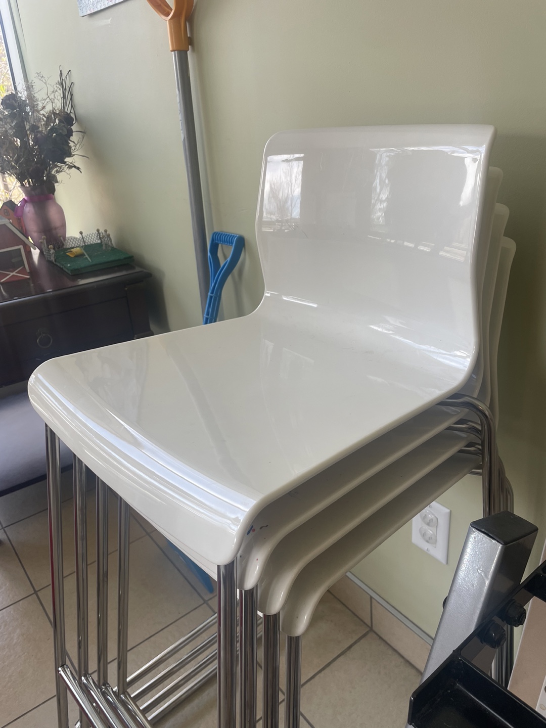 4 IKEA GLENN Bar Stools - photo 2