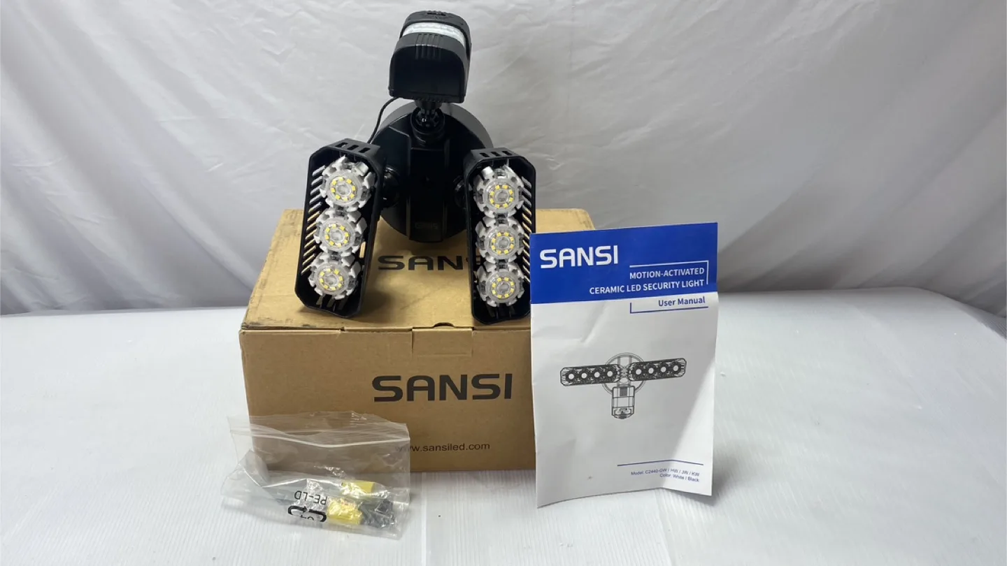 SANSI Motion-Activated Ceramic LED Security Light thumbnail