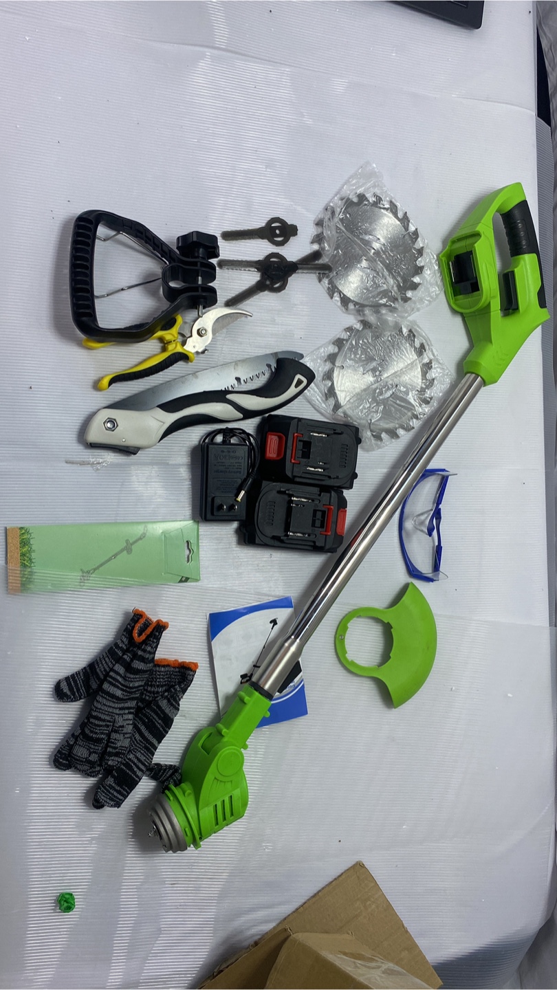 BEST 24V Cordless Battery String Trimmer Kit with Attachments
