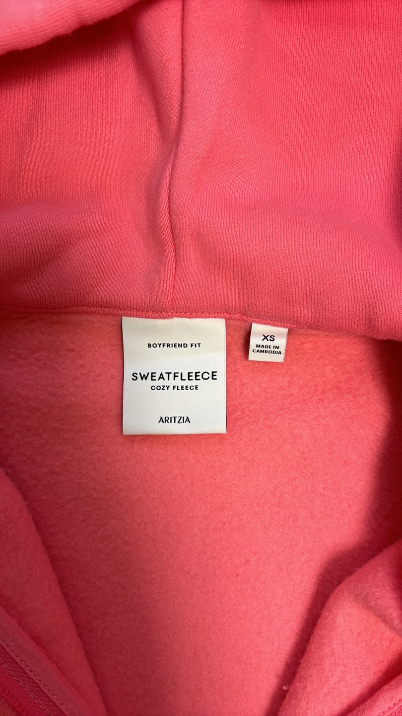 Aritzia Cozy Fleece Boyfriend Zip Hoodie size XS - photo 3