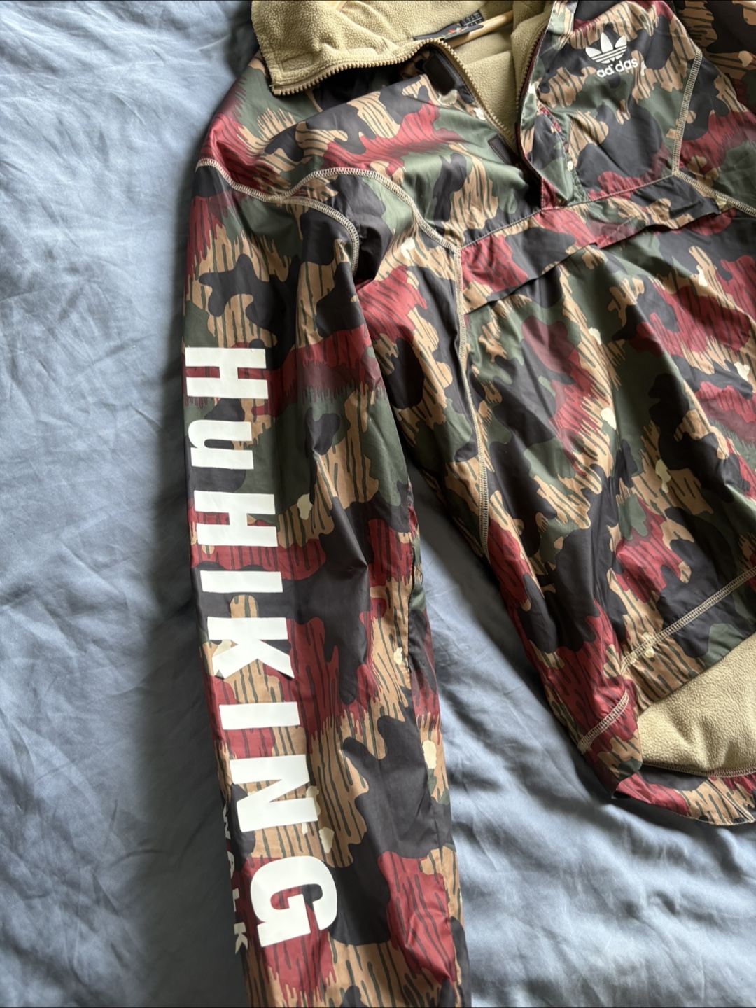 Adidas x Pharrell Williams Hiking Camo Pullover Jacket - photo 2