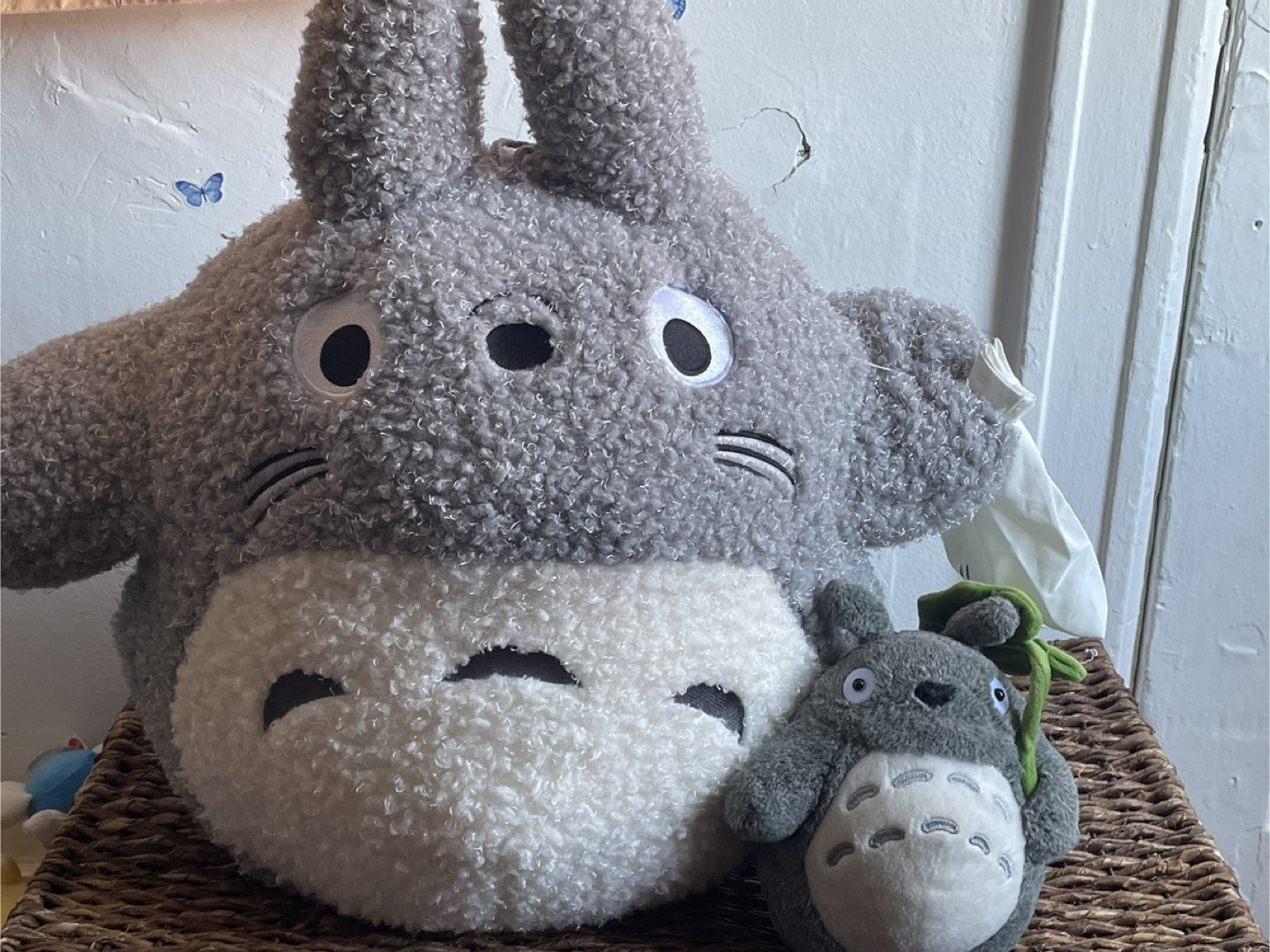 Totoro Plush Bundle — Large & Small Plushies Set