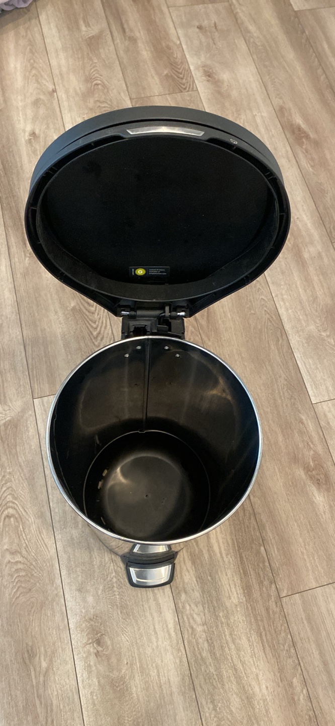 Stainless Steel Step Trash Can - photo 2