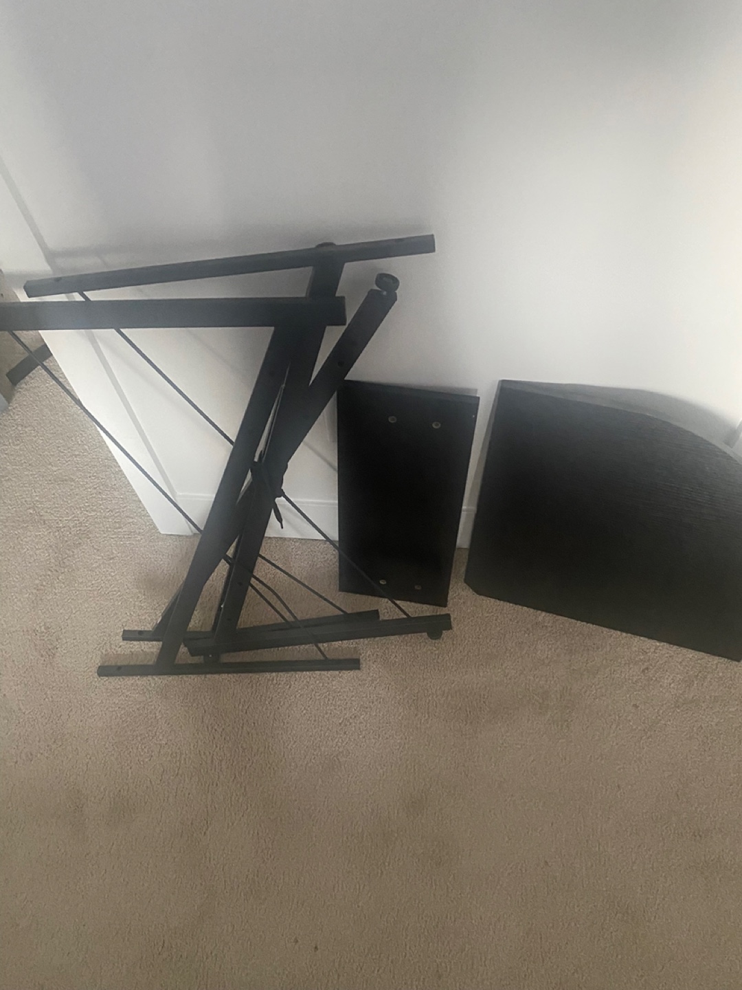 Black Corner Computer Desk - Disassembled - photo 3