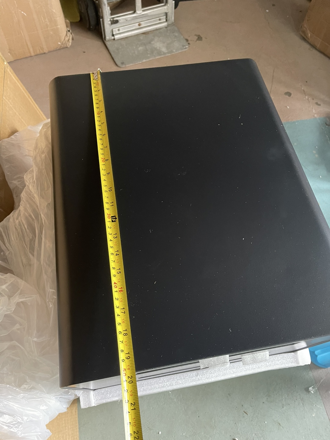 Black 3-Drawer Mobile File Cabinet - photo 3