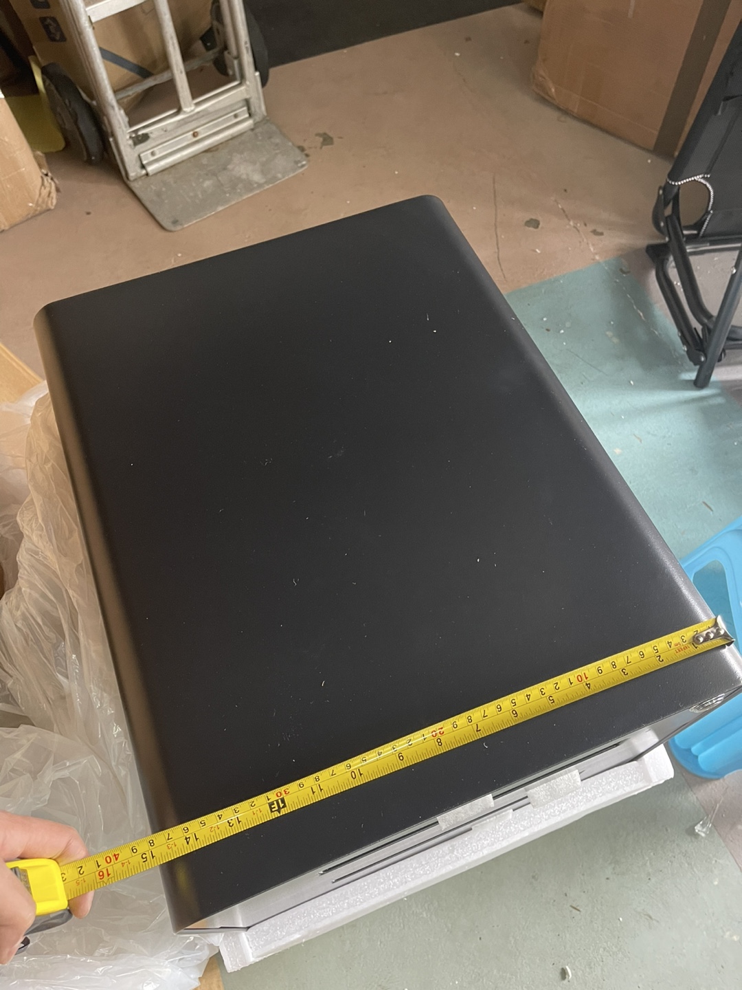 Black 3-Drawer Mobile File Cabinet - photo 2