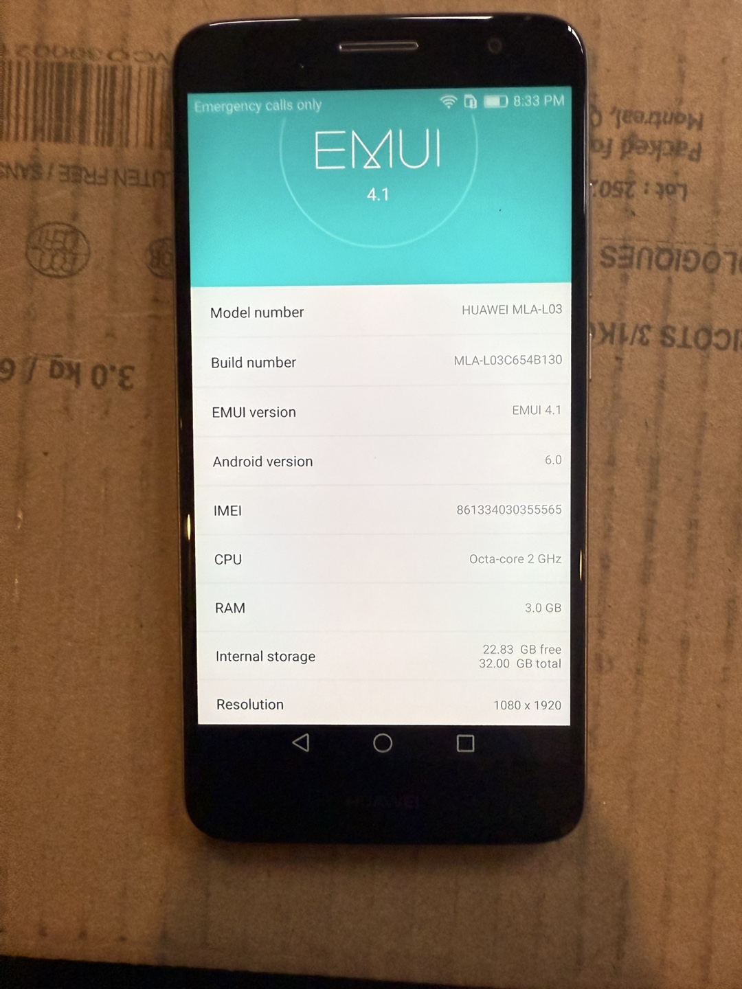 Huawei MLA-L03 Smartphone - 32GB, 3GB RAM - photo 2