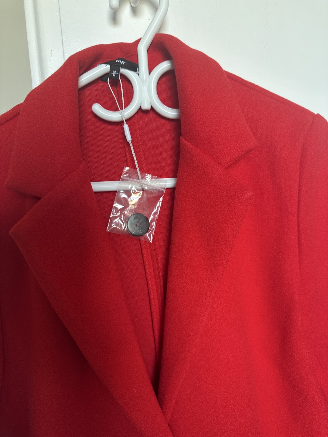 Red Blazer Coat - Size M - photo 3