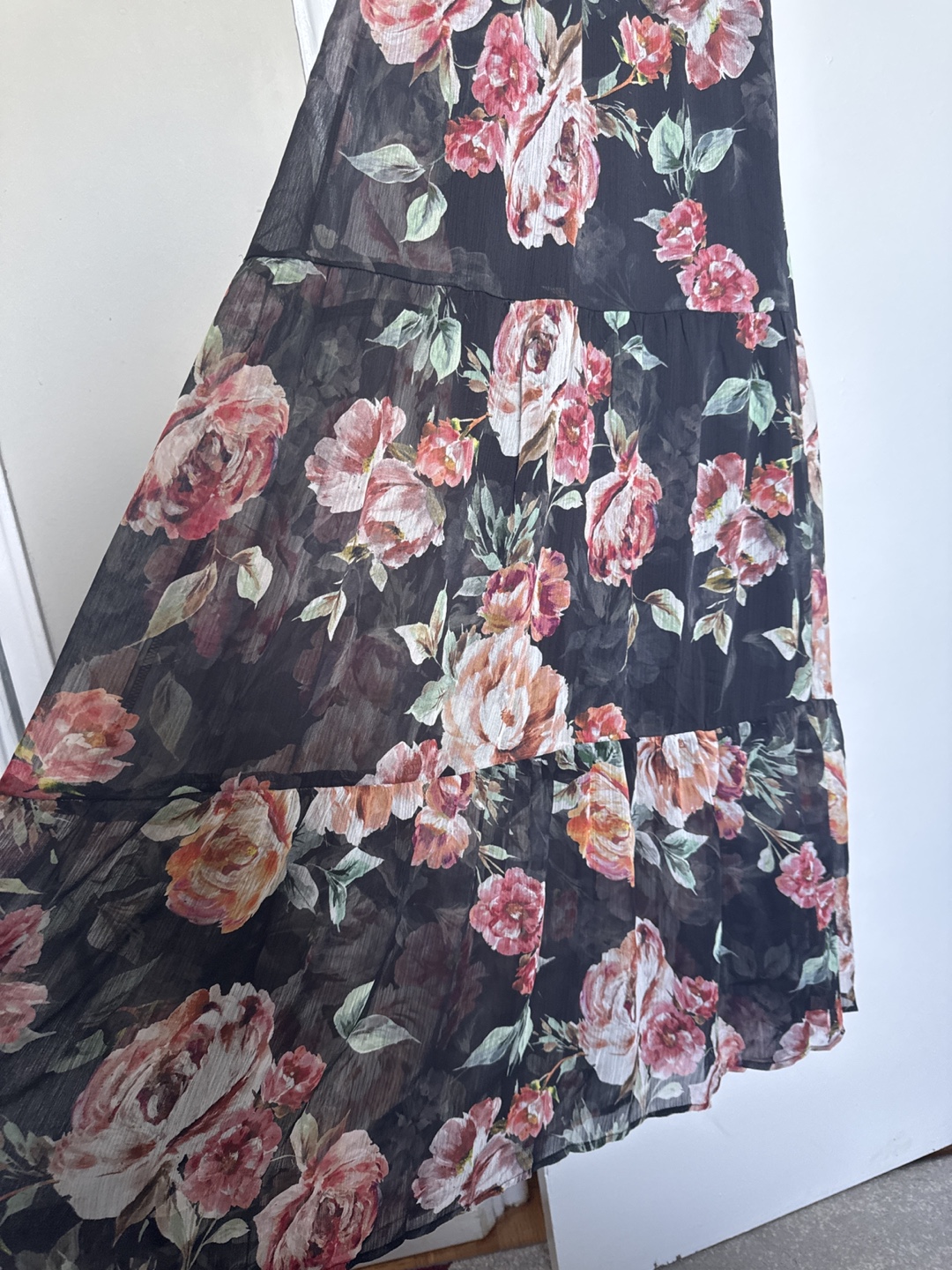 Floral Maxi Dress, Size Small - photo 3