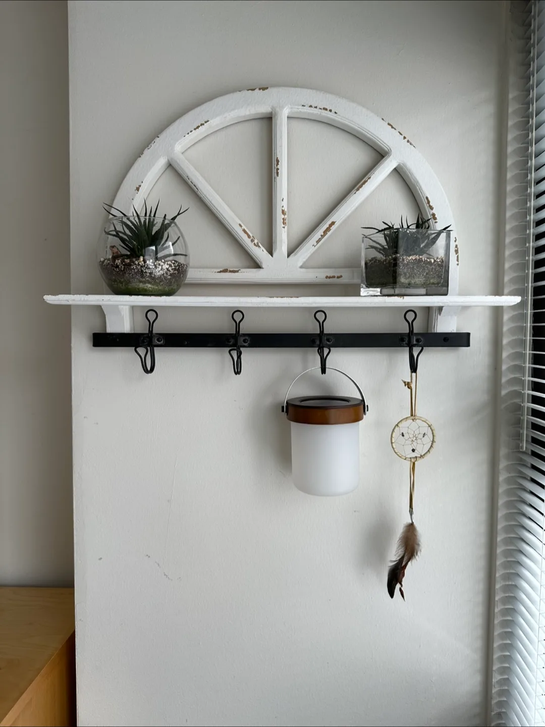 Miniature Dream Catcher with Feathers / Wind charm 💚 image indicator(6)