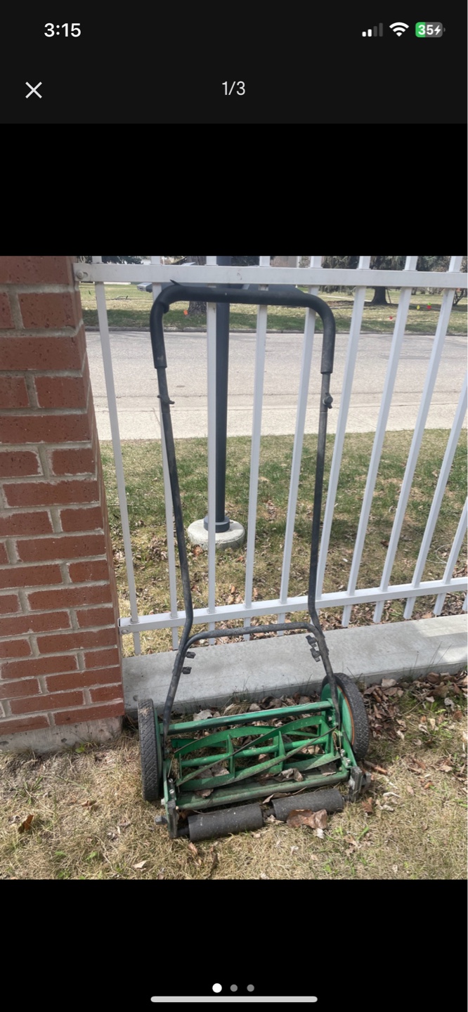 Scotts Reel Lawn Mower