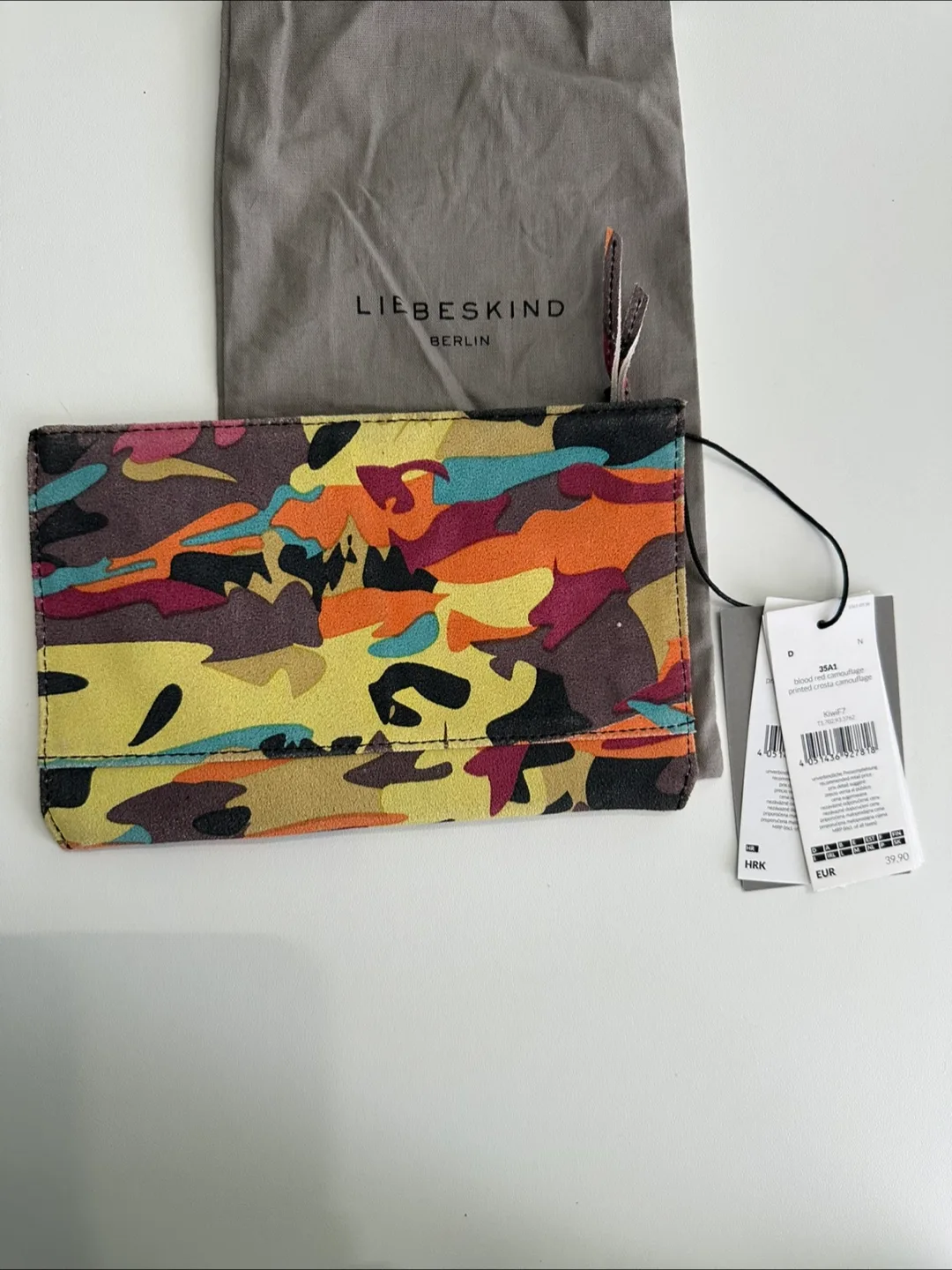 Liebeskind Berlin Multicoloured Camo Zipper Clutch image indicator(2)