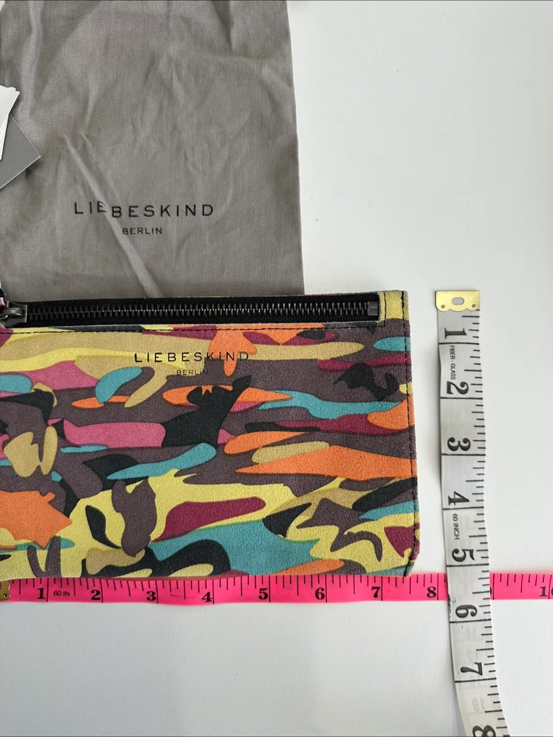 Liebeskind Berlin Multicoloured Camo Zipper Clutch image indicator(3)