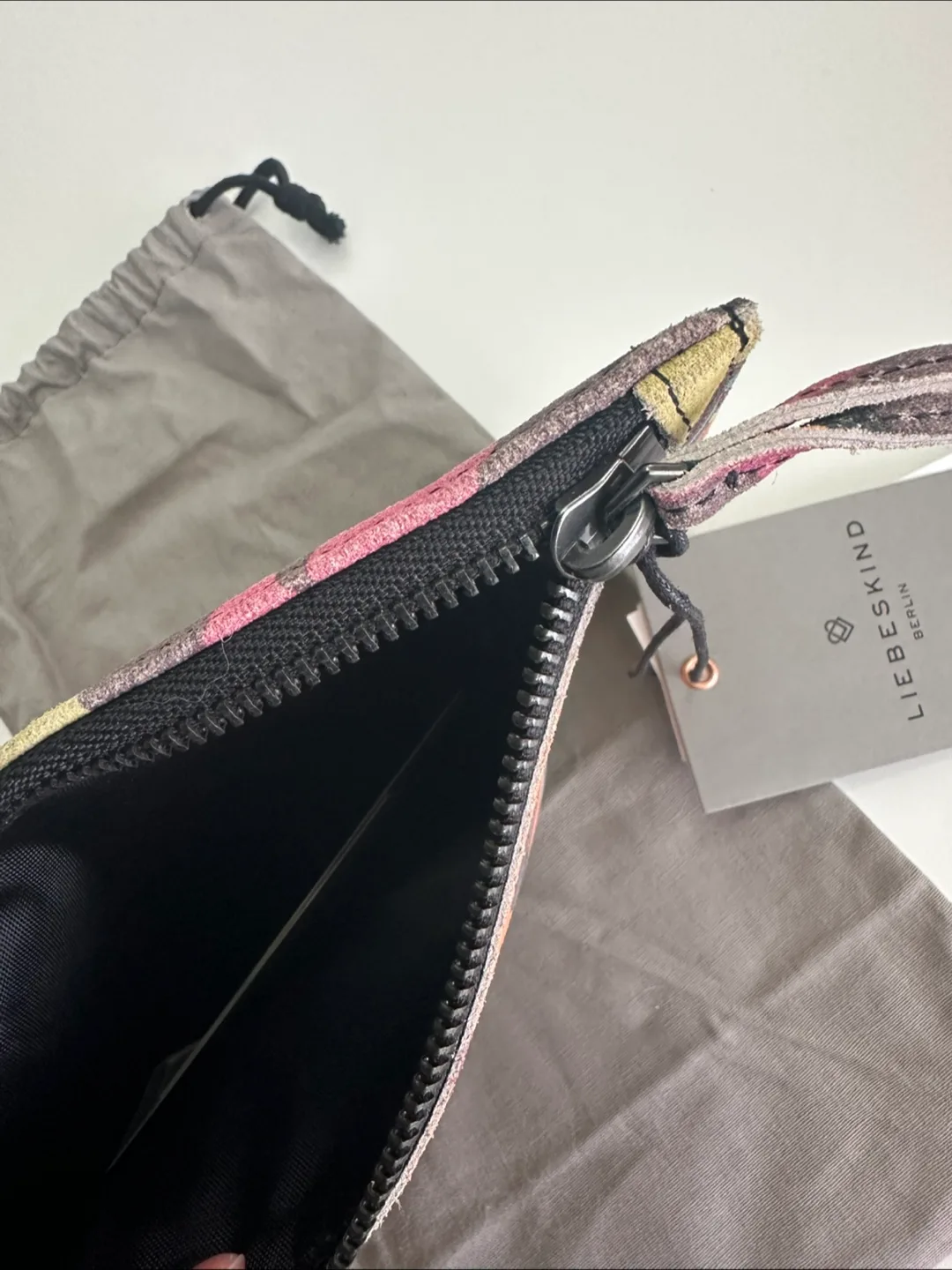 Liebeskind Berlin Multicoloured Camo Zipper Clutch image indicator(4)