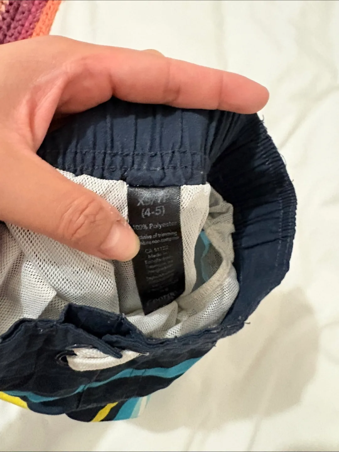 Boy's Size 6 Shark Swim Trunks image indicator(4)