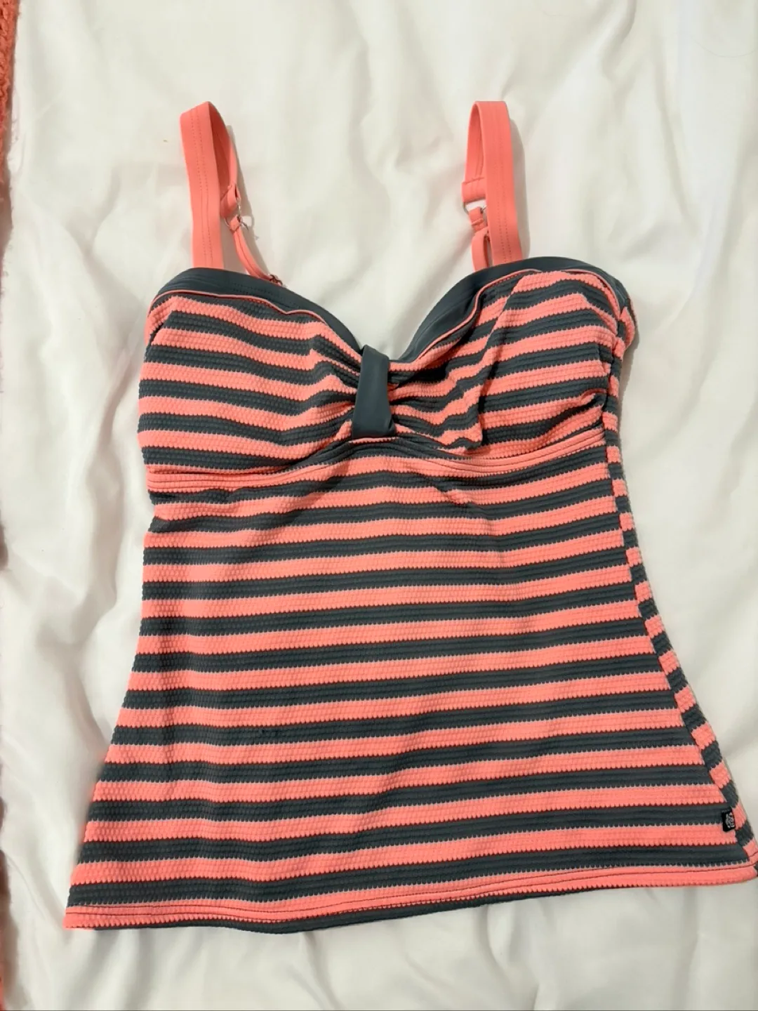 La Vie en Rose Aqua Swimsuit Tankini Top - Size M/M image indicator(4)