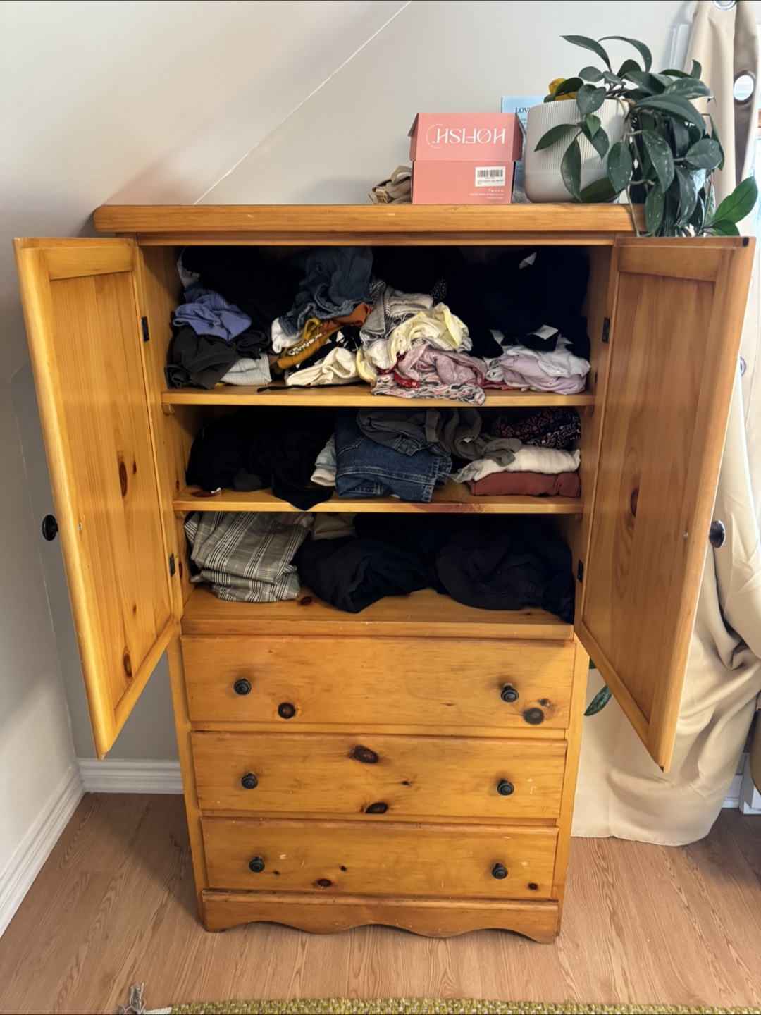 Solid Wood wardrobe / chest of drawers - photo 3