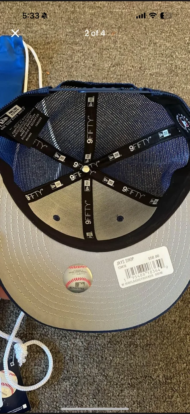 New Era Toronto Blue Jays 9Fifty Snapback Hat image indicator(2)
