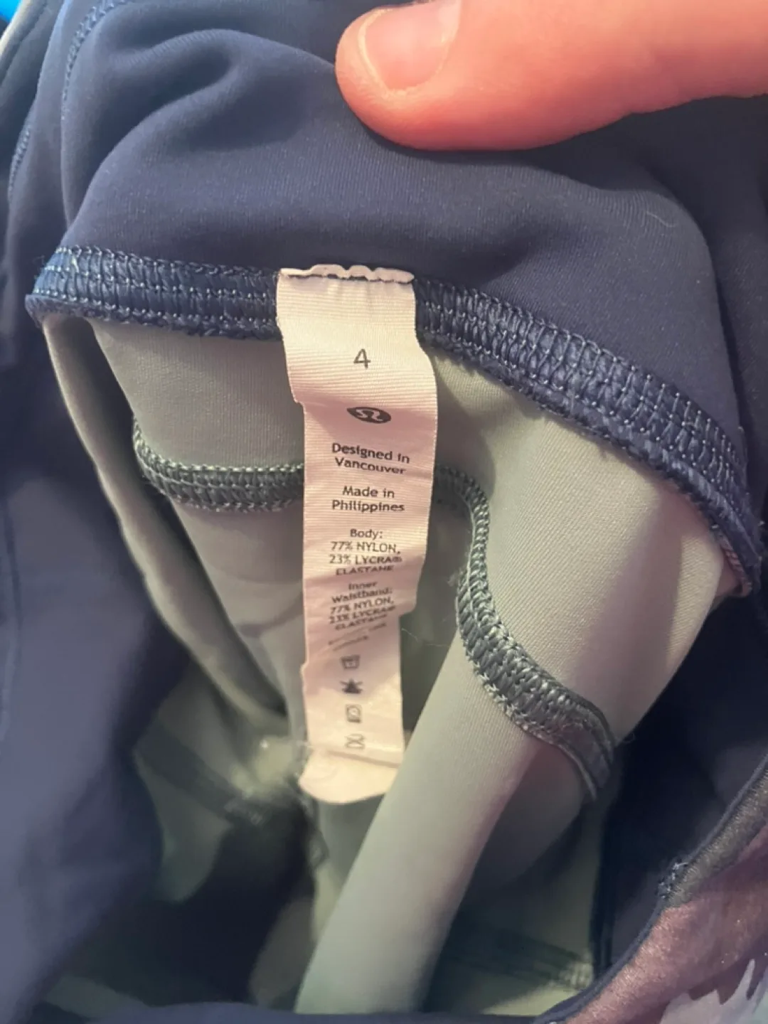 Size 4 lululemon High-Waisted Camo Leggings image indicator(3)