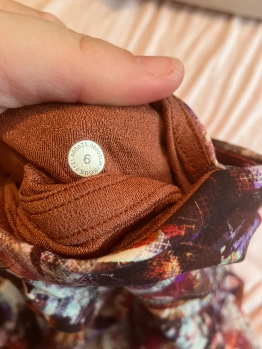 Lululemon Size 6 Abstract Print Running Shorts image indicator(4)