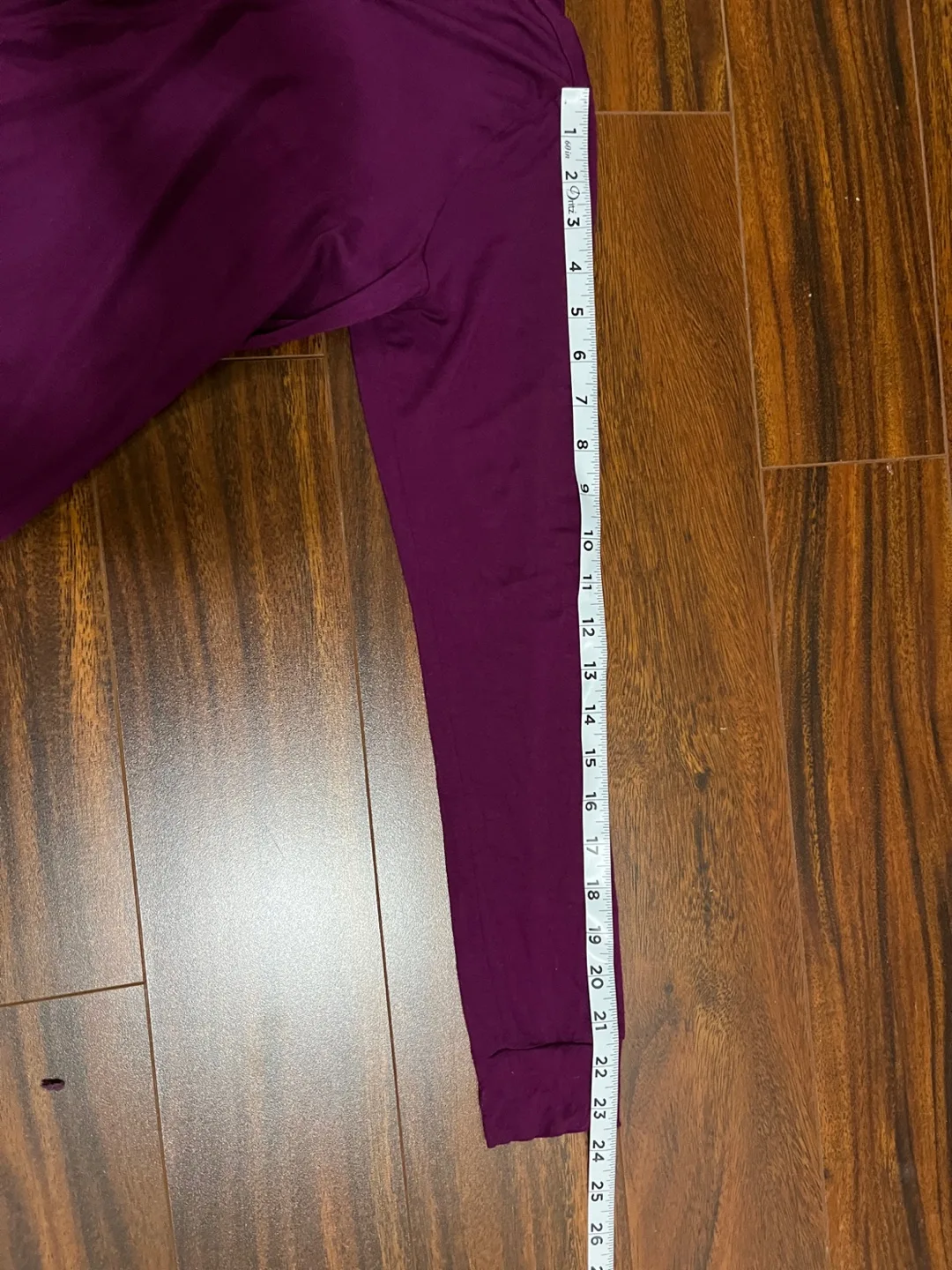 Ricki’s women’s small jersey wrap waterfall cardigan, purple image indicator(5)