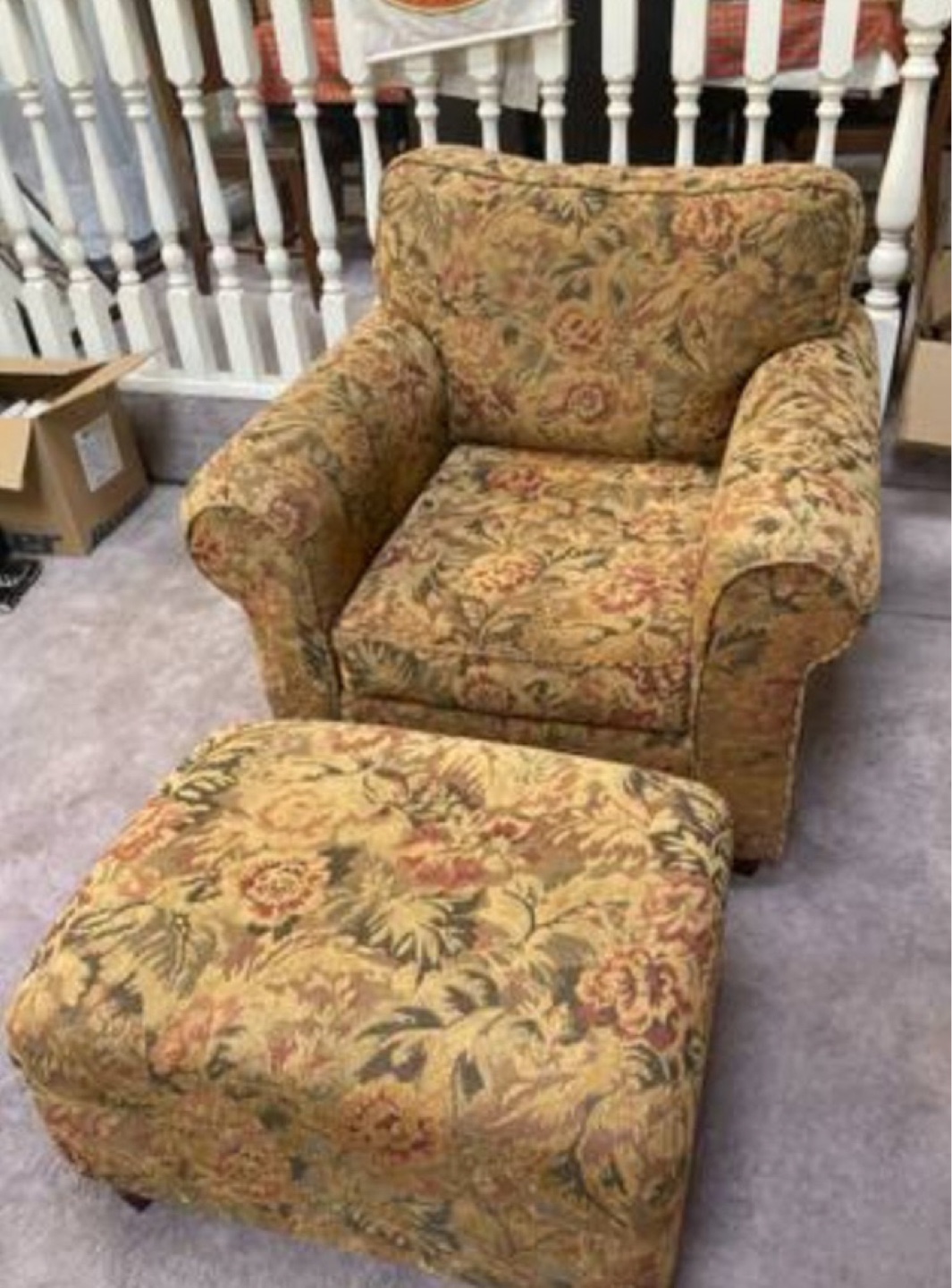 Matching Armchair, Ottoman, and Sofa Set - photo 2