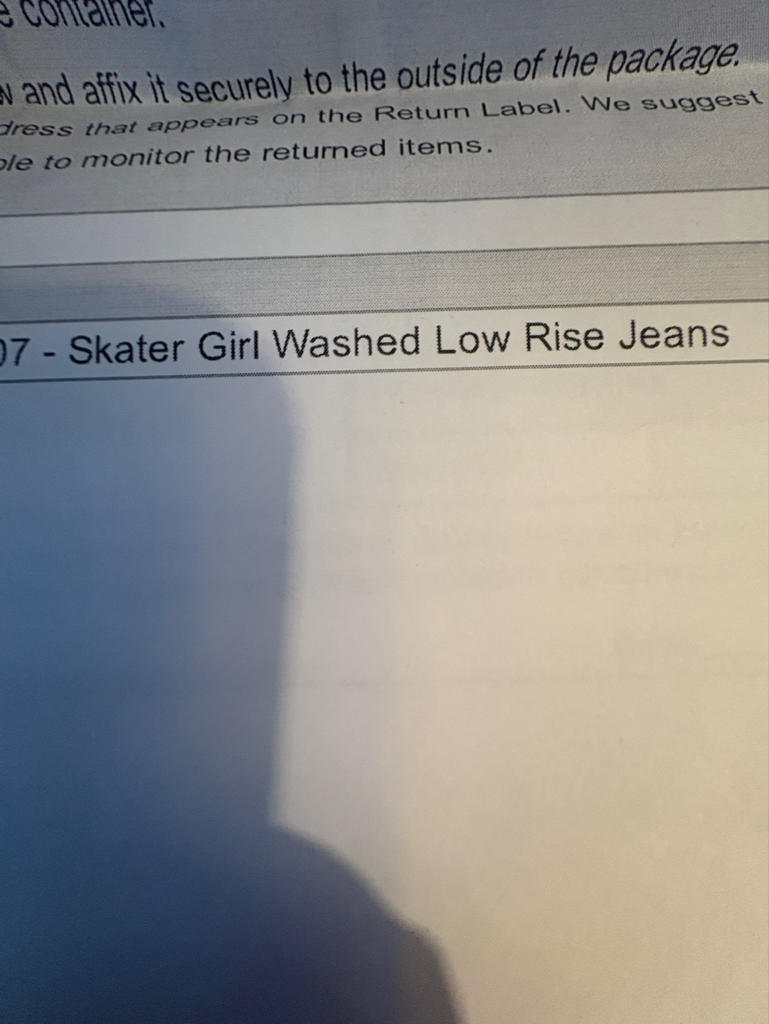 edikted Skater Girl Washed Low Rise Jeans - Size Medium