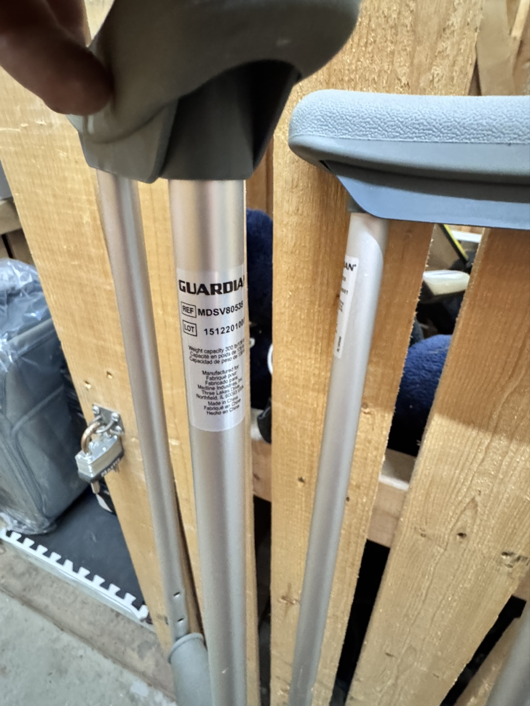 Pair of Guardian Adjustable Crutches - photo 2