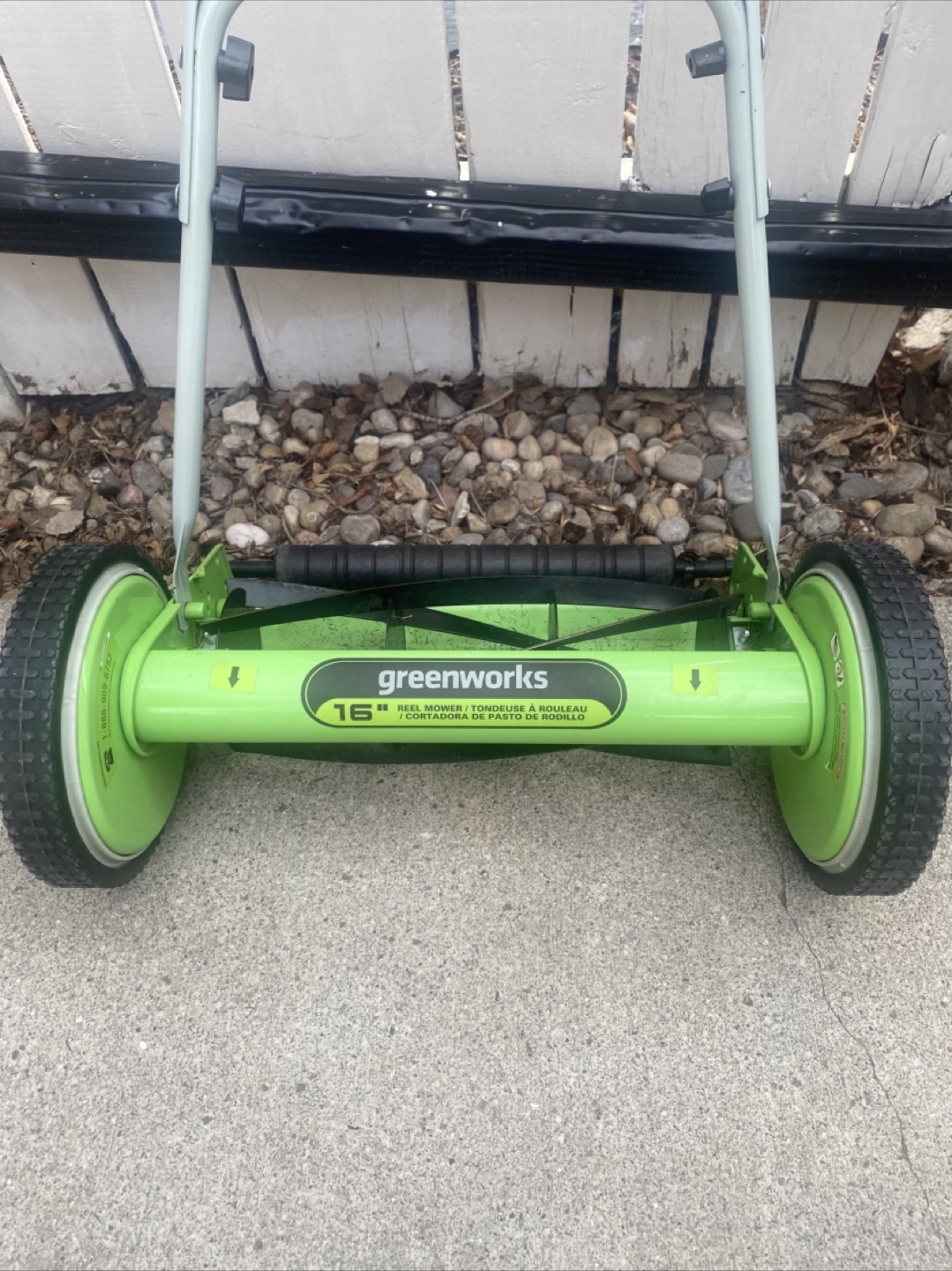 Greenworks 16" Reel Mower - photo 2