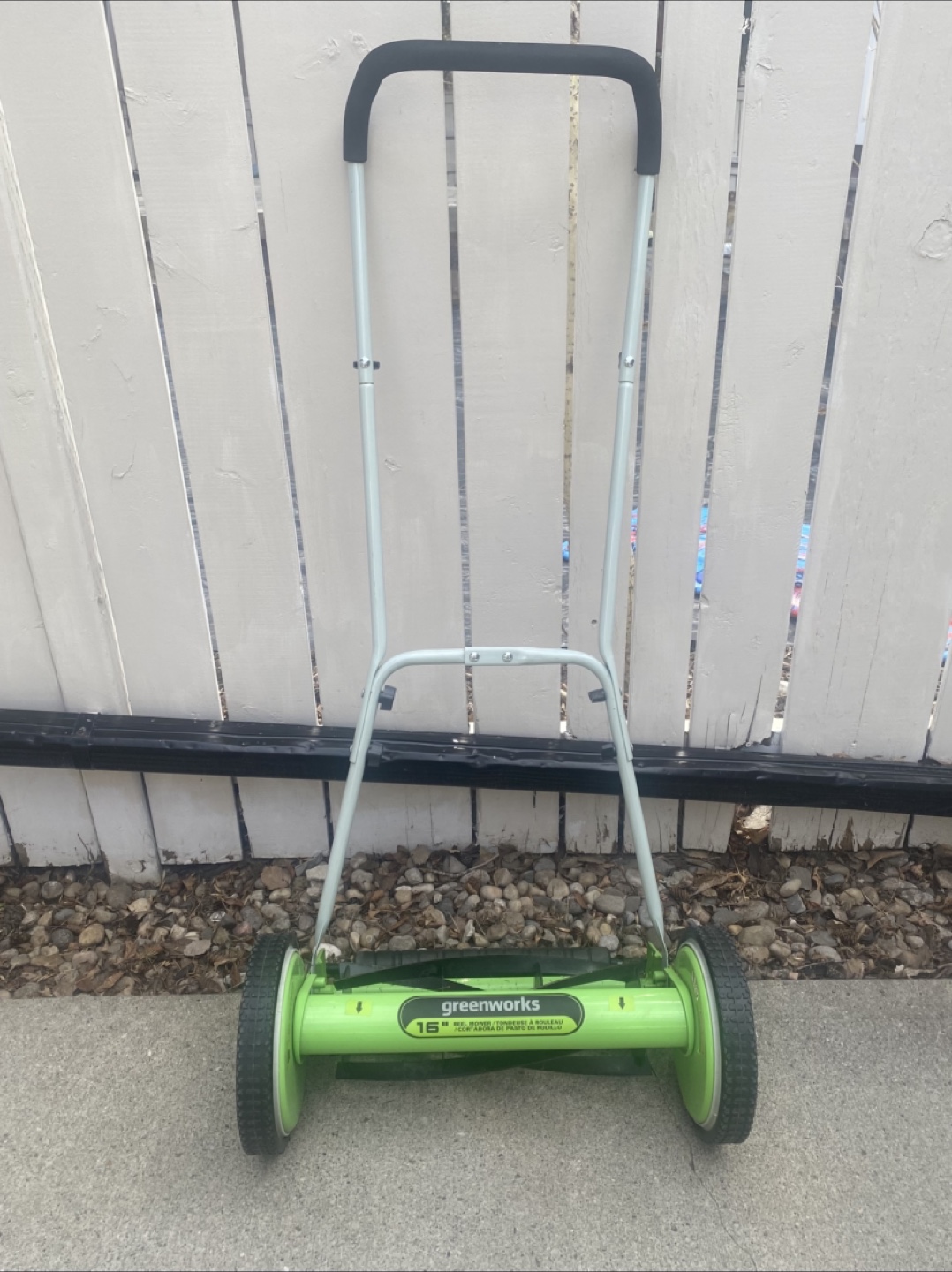 Greenworks 16" Reel Mower - photo 3