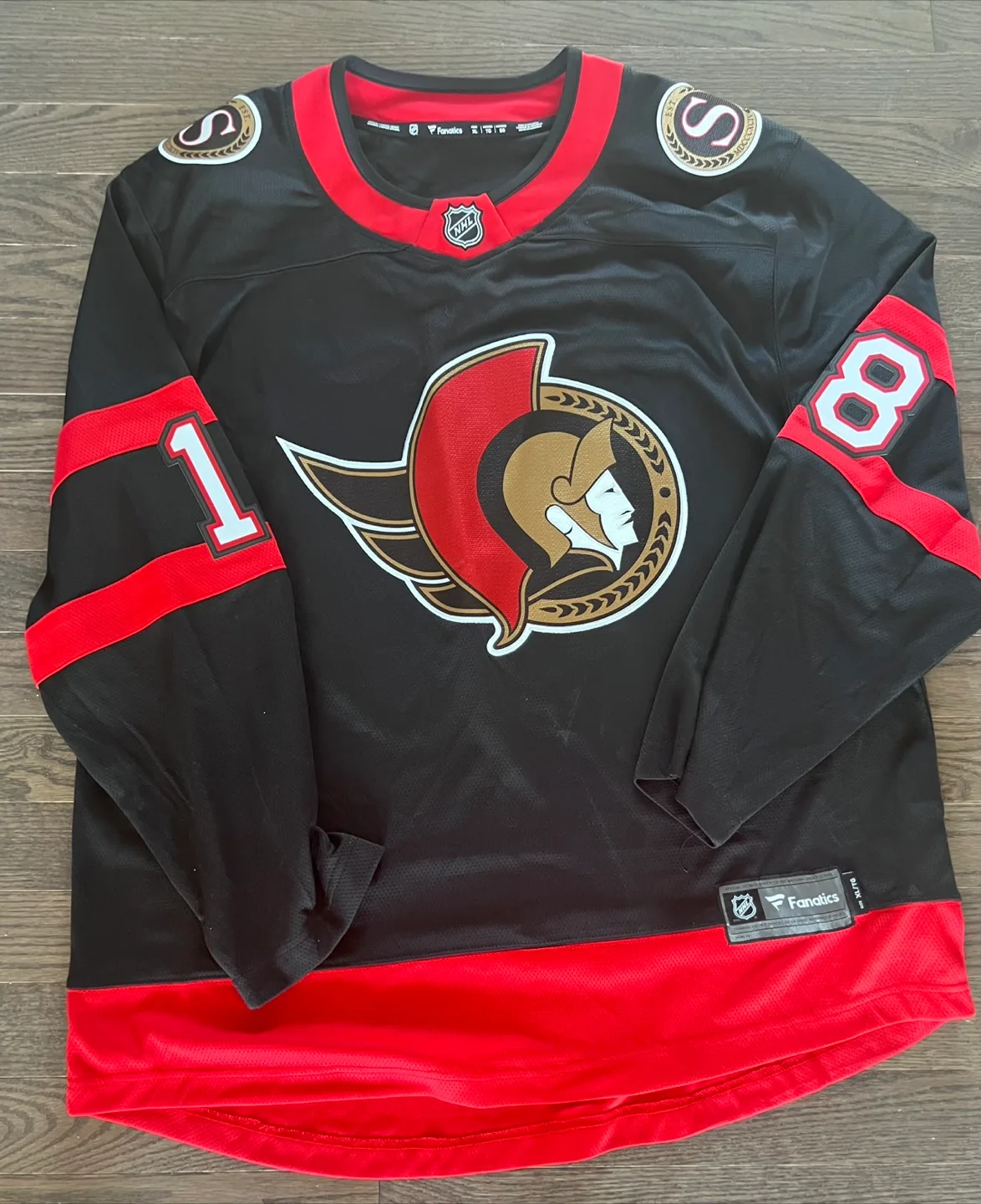 Fanatics Branded Stützle #18 Ottawa Senators Jersey - Size XL thumbnail