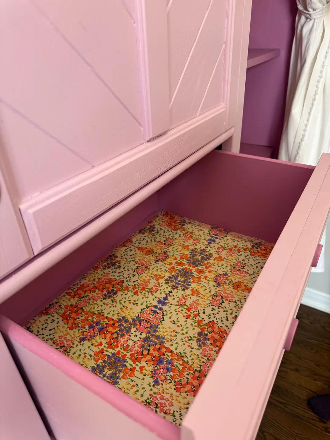 Purple Child's Armoire with 3 Drawers image indicator(3)